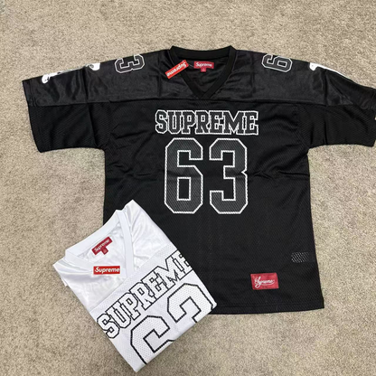 Maillot de Football Supreme Bones Noir & Blanc