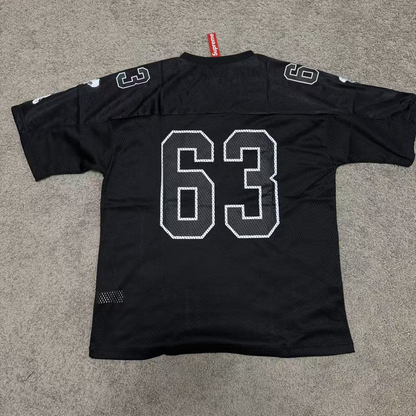 Maillot de Football Supreme Bones Noir & Blanc