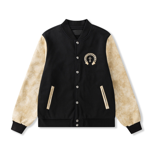 Veste Chrome Hearts Noir Croix Blanche – Streetwear Premium